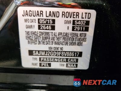 Zdjęcie 12 z 12 samochodu: 2015 JAGUAR XJL PORTFOLIO VIN:SAJWJ2GD9F8V88617 - miniatura