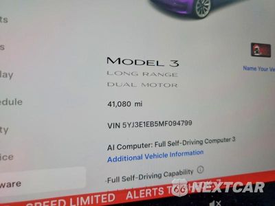 Zdjęcie 9 z 12 samochodu: 2021 TESLA MODEL 3 VIN:5YJ3E1EB5MF094799 - miniatura