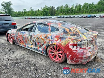 Drugie zdjęcie samochodu z przodu: 2012 TESLA MODEL S VIN:5YJSA1CP0CFP02233 - miniatura