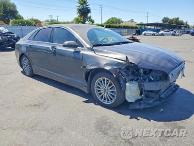 Czwarte zdjęcie samochodu z boku: 2019 LINCOLN MKZ RESERVE II VIN:3LN6L5MU1KR618583 - miniatura