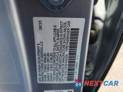 Zdjęcie 12 z 12 samochodu: 2023 HONDA ACCORD HYBRID SPORT VIN:1HGCY2F52PA063529 - miniatura