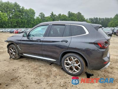 Drugie zdjęcie samochodu z przodu: 2023 BMW X3 XDRIVE30I VIN:WBX57DP05PN241664 - miniatura