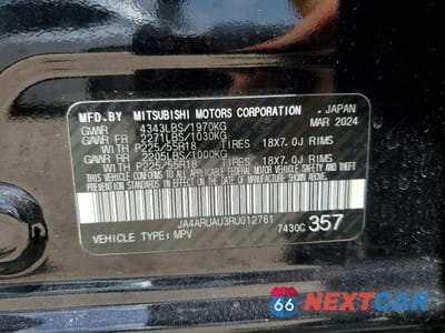 Zdjęcie 13 z 13 samochodu: 2024 MITSUBISHI OUTLANDER SPORT S VIN:JA4ARUAU3RU012761 - miniatura