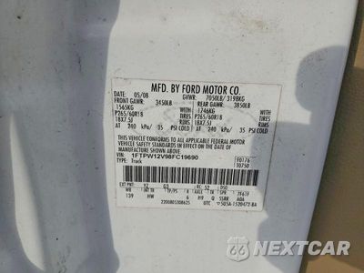 Zdjęcie 12 z 12 samochodu: 2008 FORD F150 SUPERCREW VIN:1FTPW12V98FC19690 - miniatura