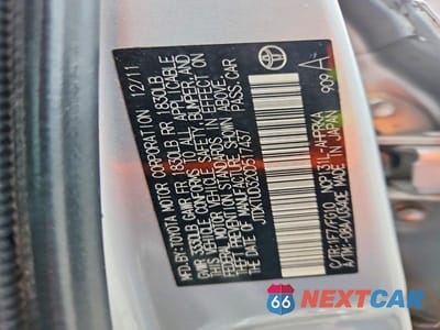 Zdjęcie 12 z 12 samochodu: 2012 TOYOTA YARIS 5-DOOR LE VIN:JTDKTUD32CD517437 - miniatura