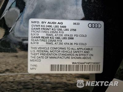 Zdjęcie 13 z 13 samochodu: 2023 AUDI Q5 PREMIUM PLUS 45 VIN:WA1EAAFY4P2180887 - miniatura
