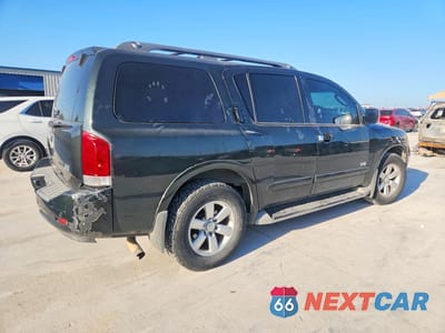 Trzecie zdjęcie samochodu z tyłu: 2008 NISSAN ARMADA SE FFV VIN:5N1BA08D98N626248 - miniatura