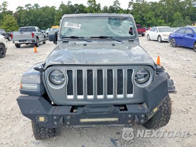 Piąte zdjęcie samochodu w środku: 2020 JEEP WRANGLER UNLIMITED SAHARA VIN:1C4HJXEGXLW193757 - miniatura