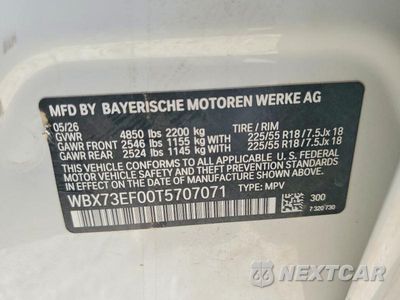 Zdjęcie 12 z 12 samochodu: 2026 BMW X1 XDRIVE28I VIN:WBX73EF00T5707071 - miniatura