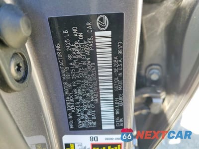 Zdjęcie 12 z 12 samochodu: 2020 LEXUS ES 350 VIN:58ADZ1B1XLU052479 - miniatura