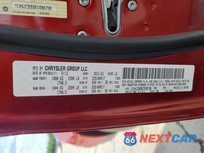 Zdjęcie 13 z 13 samochodu: 2014 JEEP COMPASS SPORT VIN:1C4NJCBB8ED566796 - miniatura