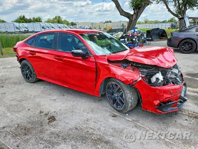 Czwarte zdjęcie samochodu z boku: 2024 HONDA CIVIC SPORT VIN:2HGFE2F57RH554995 - miniatura