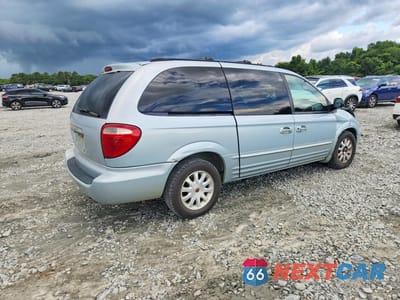 Trzecie zdjęcie samochodu z tyłu: 2001 CHRYSLER TOWN & COUNTRY LXI VIN:2C8GP54L11R236755 - miniatura