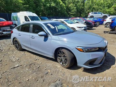 Czwarte zdjęcie samochodu z boku: 2022 HONDA CIVIC SPORT TOURING VIN:19XFL1H81NE017129 - miniatura
