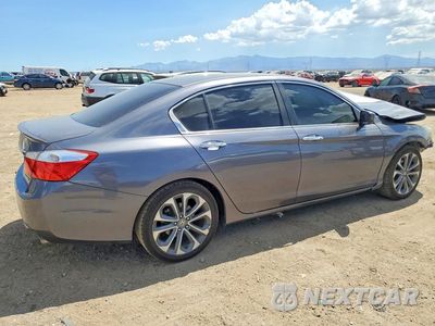Trzecie zdjęcie samochodu z tyłu: 2015 HONDA ACCORD SPORT VIN:1HGCR2F54FA125380 - miniatura