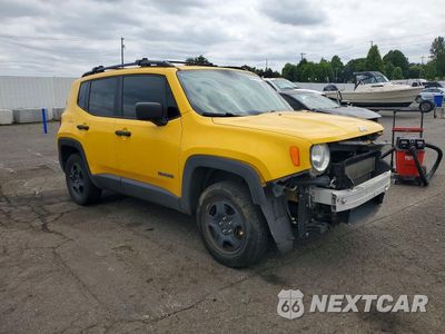 Czwarte zdjęcie samochodu z boku: 2018 JEEP RENEGADE SPORT VIN:ZACCJBAB8JPG97967 - miniatura