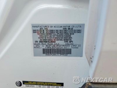 Zdjęcie 13 z 13 samochodu: 2025 NISSAN KICKS S VIN:3N8AP6BB1SL399402 - miniatura