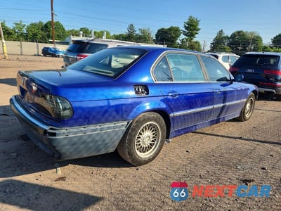 Trzecie zdjęcie samochodu z tyłu: 1998 BMW 740 IL VIN:WBAGJ8320WDM23845 - miniatura