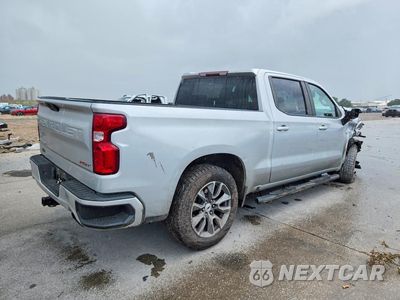Trzecie zdjęcie samochodu z tyłu: 2022 CHEVROLET SILVERADO LTD K1500 RST VIN:1GCUYEED5NZ190366 - miniatura