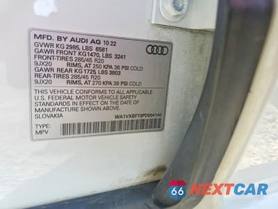 Zdjęcie 13 z 13 samochodu: 2023 AUDI Q7 PRESTIGE VIN:WA1VXBF73PD004140 - miniatura