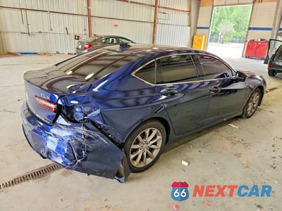 Trzecie zdjęcie samochodu z tyłu: 2021 ACURA TLX VIN:19UUB6F35MA008287 - miniatura