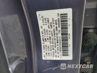 Zdjęcie 12 z 12 samochodu: 2015 HONDA ACCORD LX VIN:1HGCR2F37FA059714 - miniatura