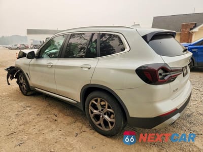Drugie zdjęcie samochodu z przodu: 2022 BMW X3 XDRIVE30I VIN:5UX53DP0XN9J26085 - miniatura