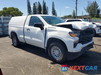 Czwarte zdjęcie samochodu z boku: 2023 CHEVROLET SILVERADO C1500 VIN:3GCNAAEK9PG343270 - miniatura