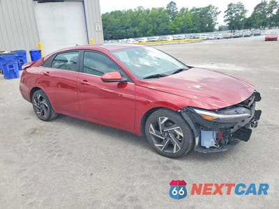 Czwarte zdjęcie samochodu z boku: 2024 HYUNDAI ELANTRA SEL VIN:KMHLS4DG1RU766715 - miniatura