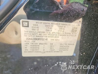 Zdjęcie 13 z 13 samochodu: 2015 CHEVROLET EQUINOX LT VIN:2GNALCEK9F6152146 - miniatura