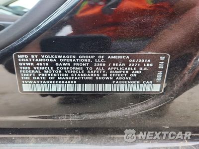 Zdjęcie 12 z 12 samochodu: 2014 VOLKSWAGEN PASSAT S VIN:1VWAT7A3XEC094999 - miniatura