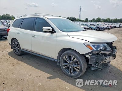 Czwarte zdjęcie samochodu z boku: 2017 NISSAN PATHFINDER PLATINUM VIN:5N1DR2MM8HC692952 - miniatura