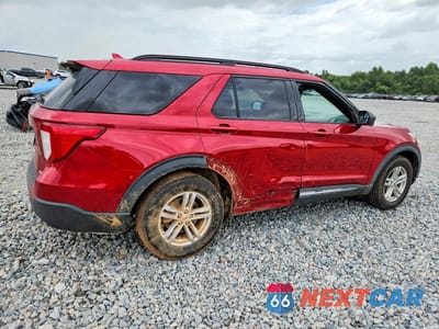 Trzecie zdjęcie samochodu z tyłu: 2020 FORD EXPLORER XLT VIN:1FMSK7DH2LGA88276 - miniatura