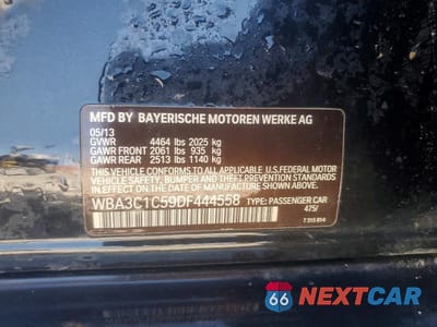 Zdjęcie 12 z 12 samochodu: 2013 BMW 328 I SULEV VIN:WBA3C1C59DF444558 - miniatura