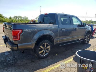 Trzecie zdjęcie samochodu z tyłu: 2016 FORD F150 SUPERCREW VIN:1FTEW1EP0GFB25393 - miniatura