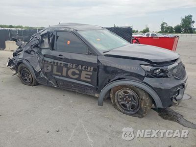 Czwarte zdjęcie samochodu z boku: 2021 FORD EXPLORER POLICE INTERCEPTOR VIN:1FM5K8AW2MNA09689 - miniatura