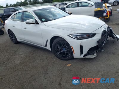 Czwarte zdjęcie samochodu z boku: 2023 BMW I4 EDRIVE 40 VIN:WBY73AW02PFP61198 - miniatura