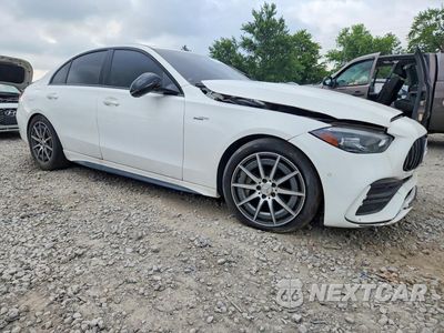 Czwarte zdjęcie samochodu z boku: 2023 MERCEDES-BENZ C 43 AMG VIN:W1KAF8HB7PR101247 - miniatura