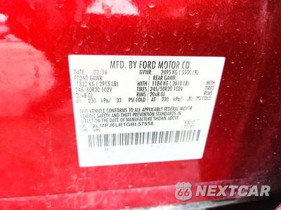 Zdjęcie 14 z 14 samochodu: 2016 LINCOLN MKX RESERVE VIN:2LMPJ6LR1GBL57558 - miniatura