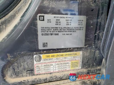 Zdjęcie 12 z 12 samochodu: 2011 CHEVROLET MALIBU LT VIN:1G1ZD5E17BF119943 - miniatura