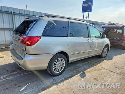 Trzecie zdjęcie samochodu z tyłu: 2008 TOYOTA SIENNA XLE LIMITED VIN:5TDBK22C68S018274 - miniatura