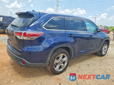 Trzecie zdjęcie samochodu z tyłu: 2015 TOYOTA HIGHLANDER LIMITED PLATINUM VIN:5TDYKRFH4FS052798 - miniatura