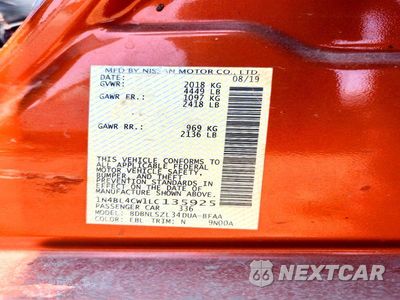 Zdjęcie 13 z 13 samochodu: 2020 NISSAN ALTIMA SR VIN:1N4BL4CW1LC135925 - miniatura