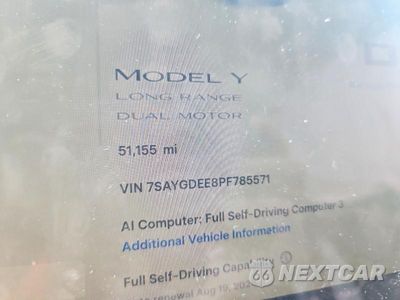 Zdjęcie 9 z 12 samochodu: 2023 TESLA MODEL Y VIN:7SAYGDEE8PF785571 - miniatura