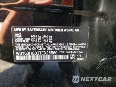 Zdjęcie 12 z 12 samochodu: 2026 BMW I5 EDRIVE 40 VIN:WBY63HG03TCX25860 - miniatura