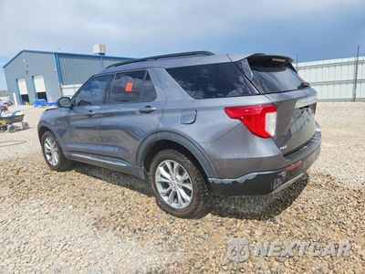 Drugie zdjęcie samochodu z przodu: 2021 FORD EXPLORER XLT VIN:1FMSK8DH6MGB45201 - miniatura