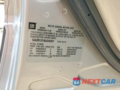 Zdjęcie 13 z 13 samochodu: 2008 BUICK ENCLAVE CX VIN:5GAER13748J242257 - miniatura