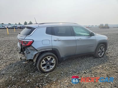 Trzecie zdjęcie samochodu z tyłu: 2019 JEEP COMPASS LIMITED VIN:3C4NJDCB7KT753411 - miniatura