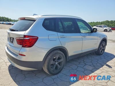 Trzecie zdjęcie samochodu z tyłu: 2012 BMW X3 XDRIVE28I VIN:5UXWX5C57CL724800 - miniatura