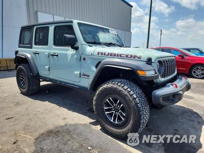 Czwarte zdjęcie samochodu z boku: 2024 JEEP WRANGLER RUBICON VIN:1C4RJXFG8RW256852 - miniatura